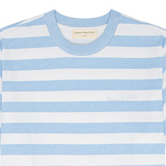 Wordmark Striped T-Shirt Baby Blue