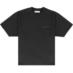 Wordmark Pigment Dyed T-Shirt Black