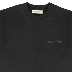 Wordmark Pigment Dyed T-Shirt Black