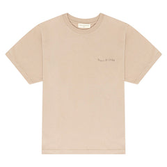 Wordmark Pigment Dyed T-Shirt Taupe