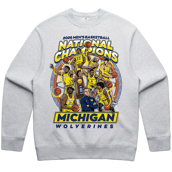 Victors Circle Crewneck Sweatshirt Ash Heather