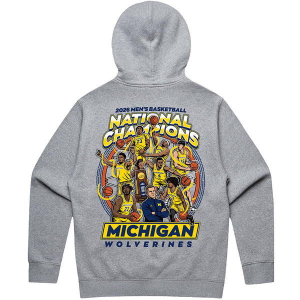 Victors Circle Hoodie Grey Heather