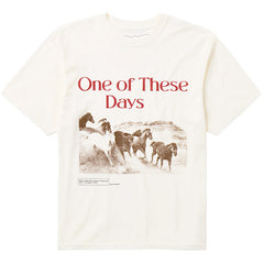 Glad You're Here With Me T-Shirt Bone