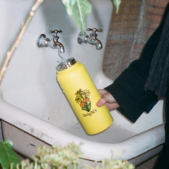 34 Oz. Bouquet Insulated Bottle Yellow