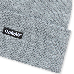 Block Logo Beanie Heather Grey