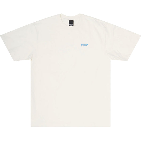 Core Logo Embroidered T-Shirt Natural / Light Blue