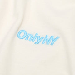 Core Logo Embroidered T-Shirt Natural / Light Blue