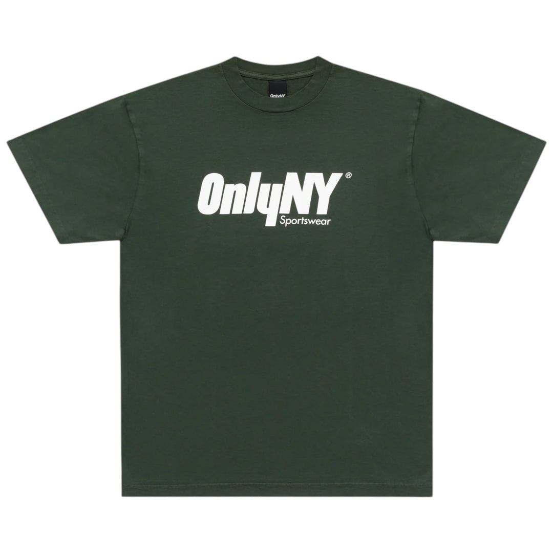Court Logo T-Shirt Dark Green / White