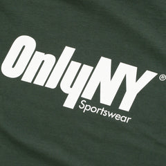 Court Logo T-Shirt Dark Green / White