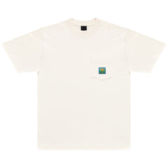 Flower Pit Pocket T-Shirt Natural