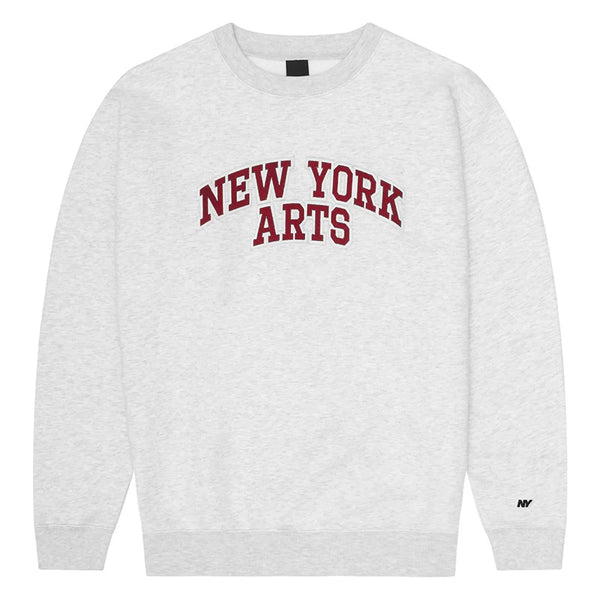 New York Arts Crewneck Heather Grey