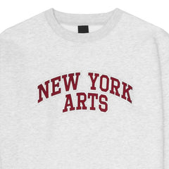 New York Arts Crewneck Heather Grey