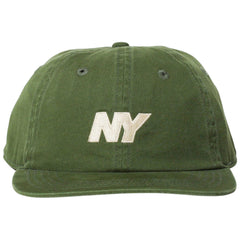 NY Speed Logo Ball Cap Dark Green / Natural