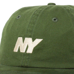 NY Speed Logo Ball Cap Dark Green / Natural