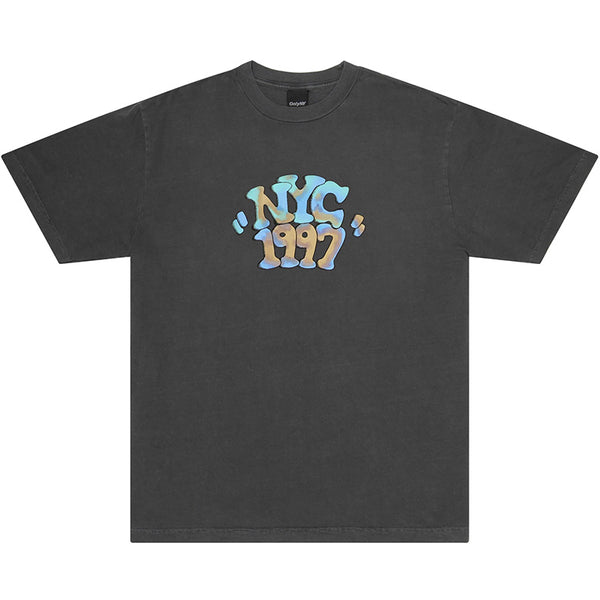 NYC 1997 Watercolor T-Shirt Vintage Black