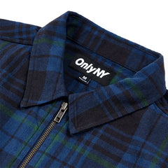 Plaid Twill Zip Shirt Blackwatch Plaid