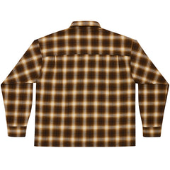 Shadow Plaid Shirt Brown Multi