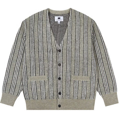 SSS Stripe Mohair Cardigan Grey Stripe