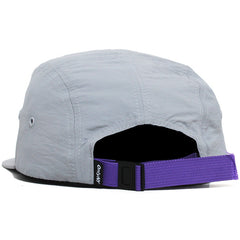 Contrast Webbing 5-Panel Hat Lunar Grey