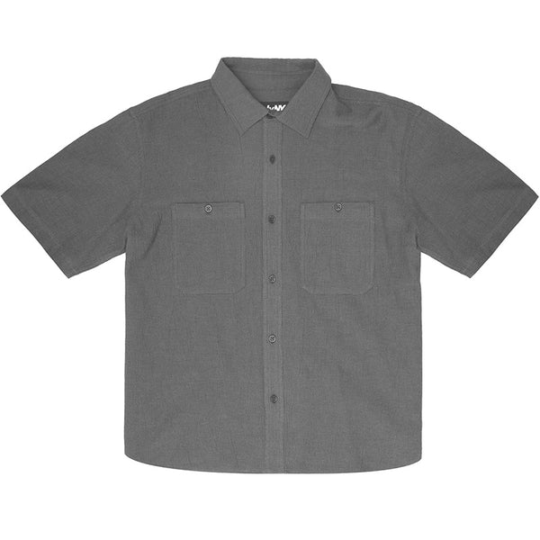 Dobby Weave Utility Shirt Vintage Black