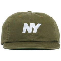 NY Speed Logo Twill Hat Fatigue Green