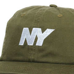 NY Speed Logo Twill Hat Fatigue Green