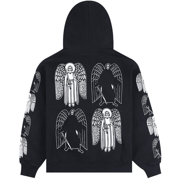 Angel Demon Hoodie Black