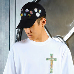 Buttons Cap Black
