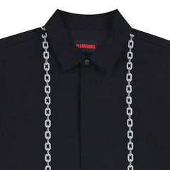 Chain Button Up Black