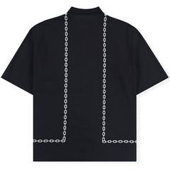 Chain Button Up Black