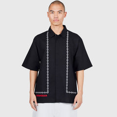 Chain Button Up Black