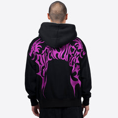 Dragon Zip Hoodie Black