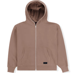 Dragon Zip Hoodie Brown