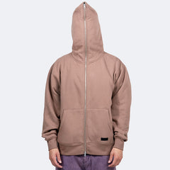 Dragon Zip Hoodie Brown