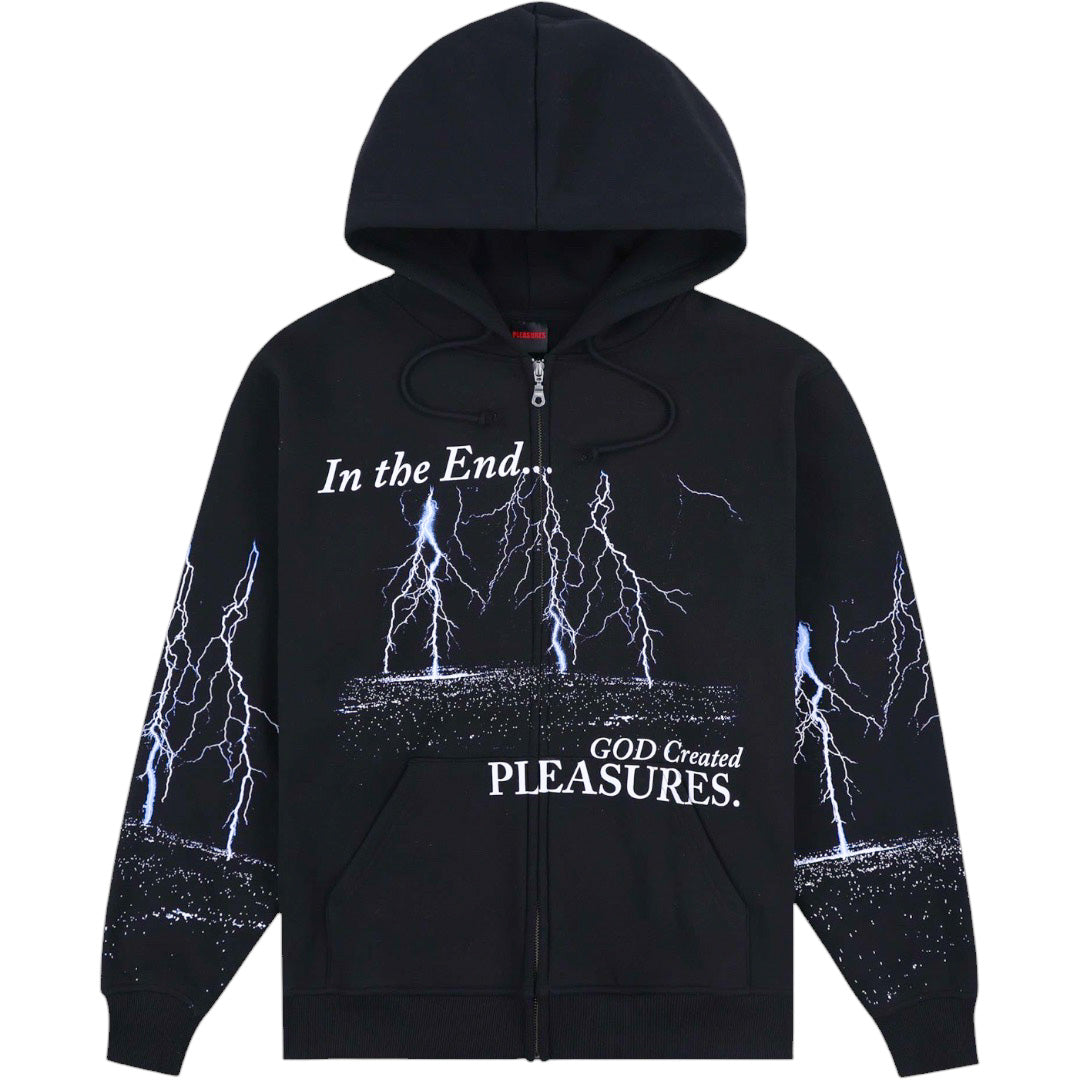 End Times Zip Hoodie Black