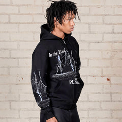 End Times Zip Hoodie Black