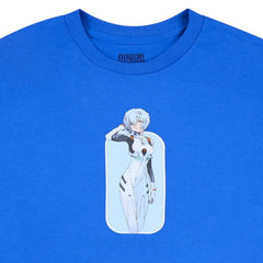 PLEASURES x Evangelion - REI T-Shirt Blue