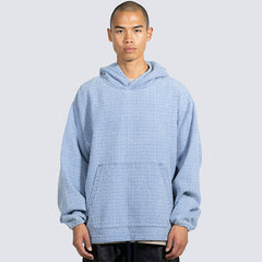 Expand Poncho Hoodie Blue