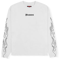 Fiery Heavyweight Longsleeve White