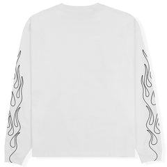 Fiery Heavyweight Longsleeve White