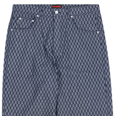 Formula Baggy Jeans Indigo Checker