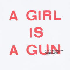 Girl Is A Gun T-Shirt White