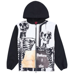 Good Times Zip Poncho Hoodie Black