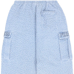 Knitted Indigo Cargo Pants Indigo