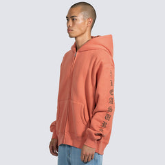 OE Zip Hoodie Rust