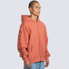 OE Zip Hoodie Rust