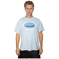 PLEASURES x OnlyFans - Communications T-Shirt Powder Blue