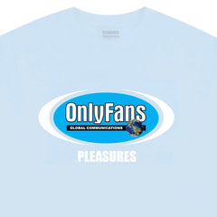 PLEASURES x OnlyFans - Communications T-Shirt Powder Blue