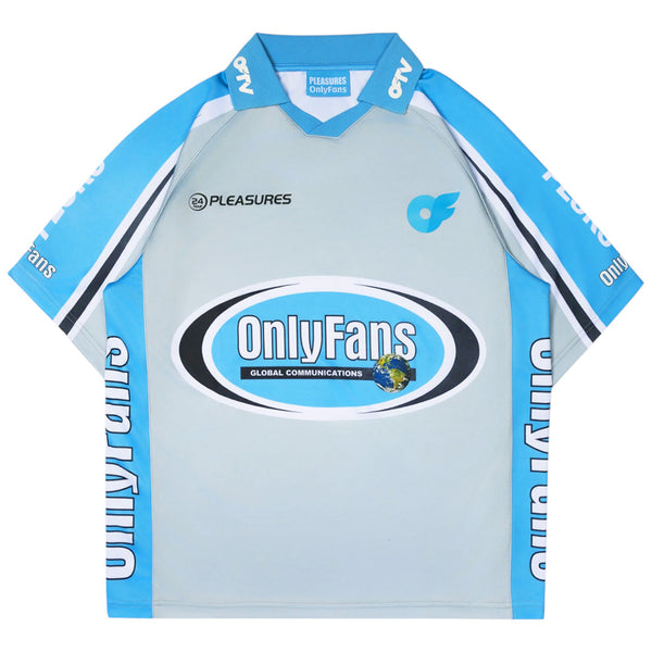 PLEASURES x OnlyFans - OFTV Jersey Blue