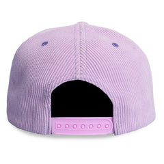 Onyx Corduroy Snapback Hat Lavender